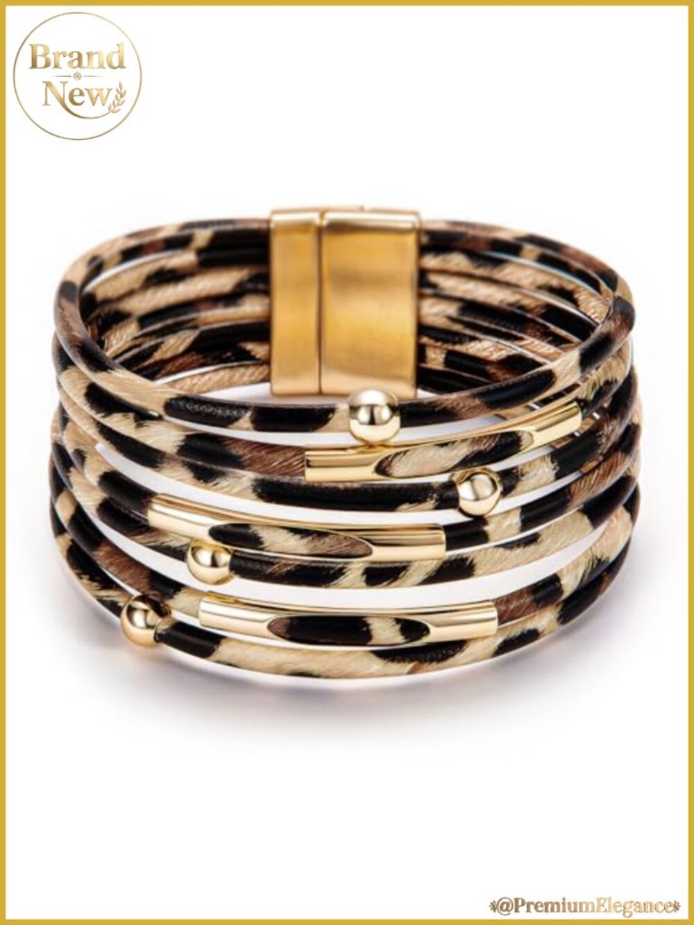 Leather Wrap Bracelet for Women Layered Cuff Boho Western Jewelry Gift